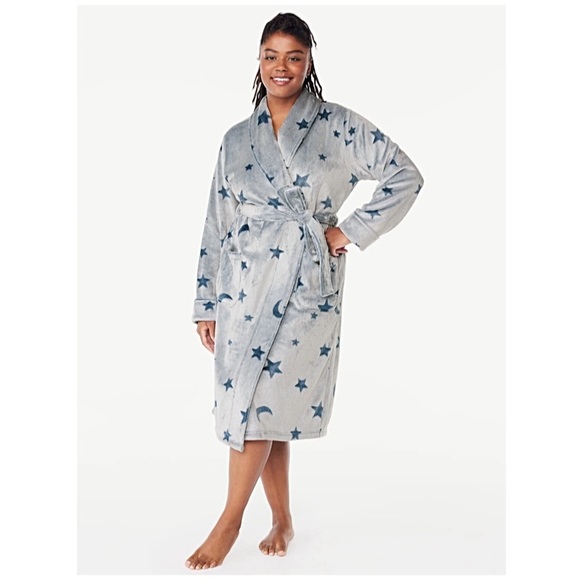 JOYSPUN WOMEN’S PLUSH SLEEP ROBE - Picture 2 of 9